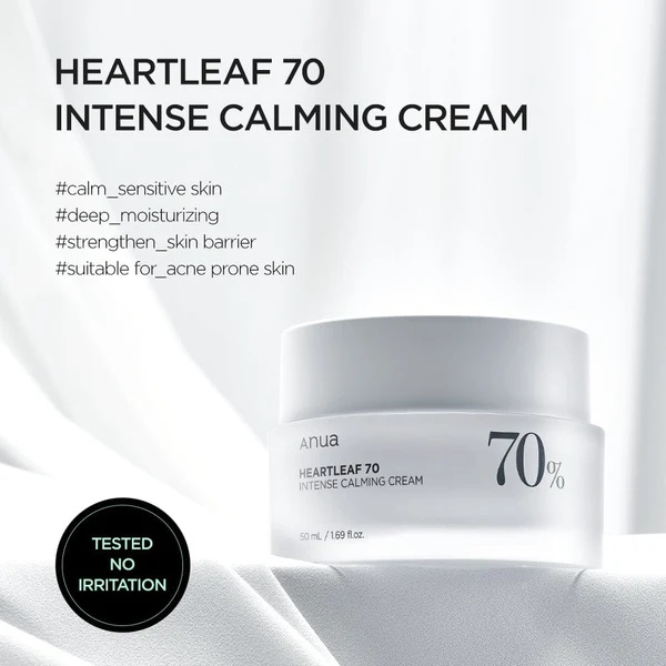 Anua - Heartleaf 70% Intense Calming Cream