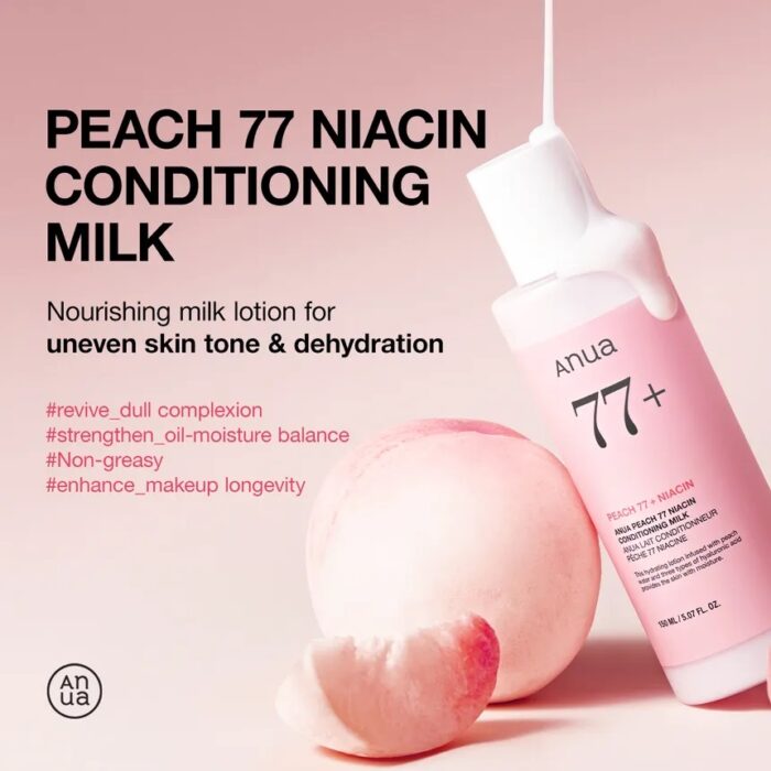 Anua - Peach 77 Niacin Conditioning Milk (Exp: Oct 2026)